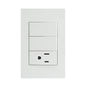 APL-206 PLACA DE CONTACTO Y APAGADOR DE 2 INTERRUPTOR Y 3 VÍAS
