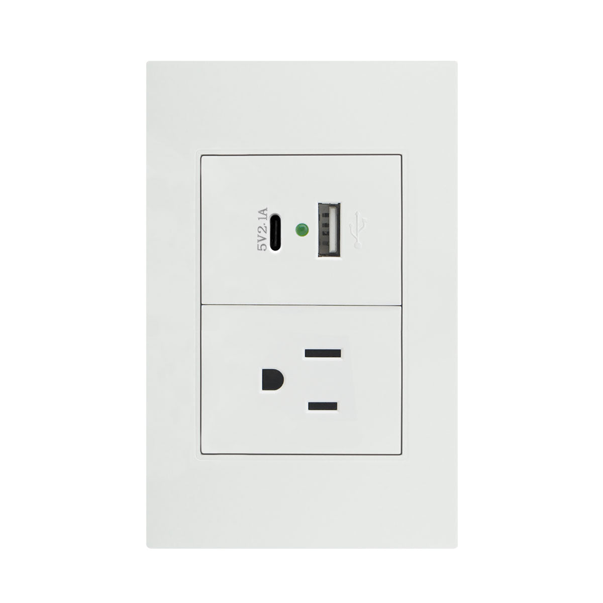 APL-207 PLACA DE CONTACTO Y 2 SALIDAS USB (TIPO A y TIPO C)