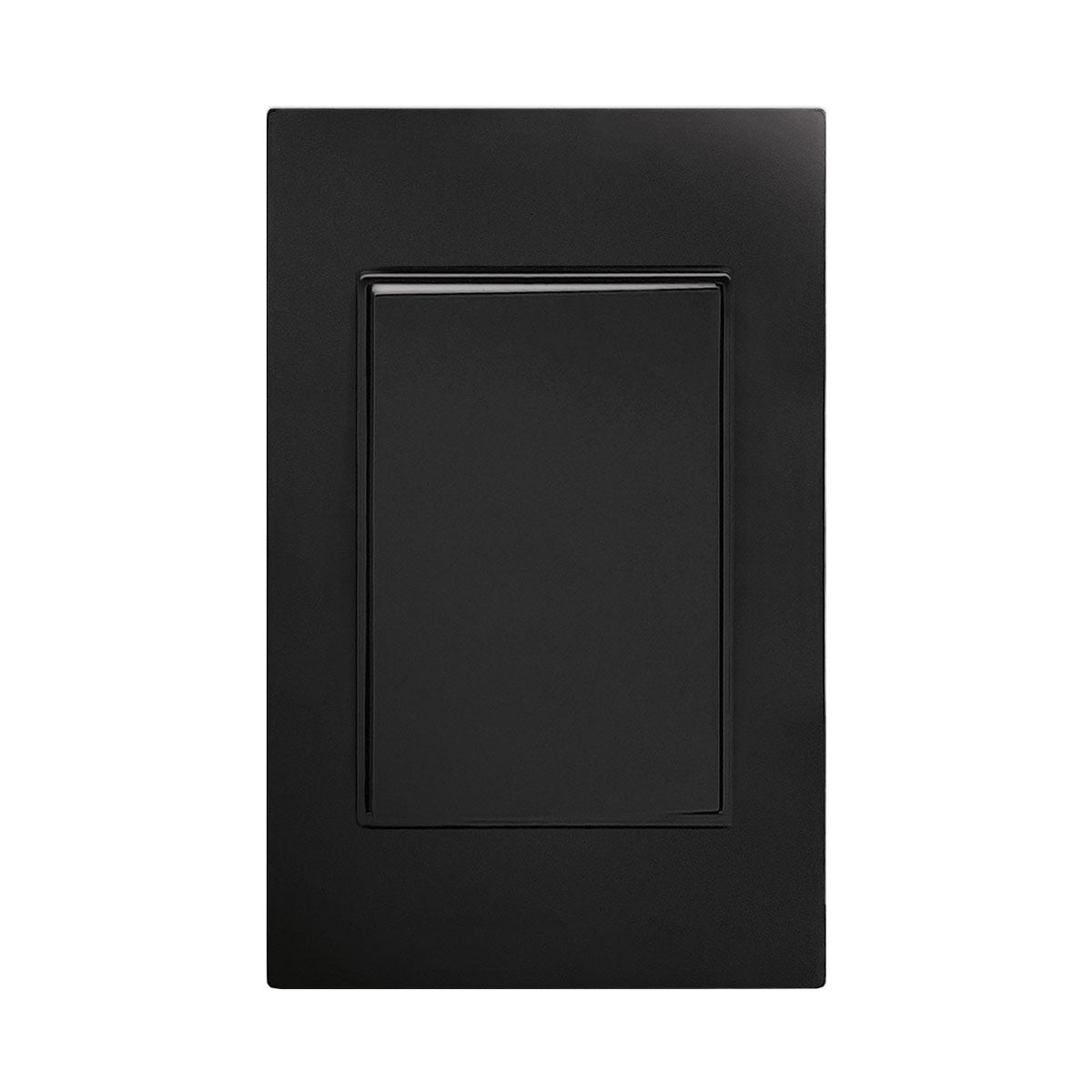 APL-301 PLACA NEGRA APAGADOR DE 1 INTERRUPTOR Y 3 VÍAS