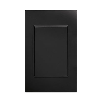APL-301 PLACA NEGRA APAGADOR DE 1 INTERRUPTOR Y 3 VÍAS