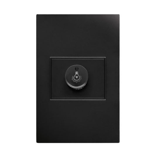 PLACA NEGRA DE CONTACTO ATENUADOR ILUMINACIÓN MÁX. DE 100W