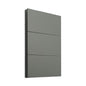 APL-403 PLACA LUXURY APAGADOR DE 3 INTERRUPTORES 3 VÍAS COLOR GRIS OXFORD