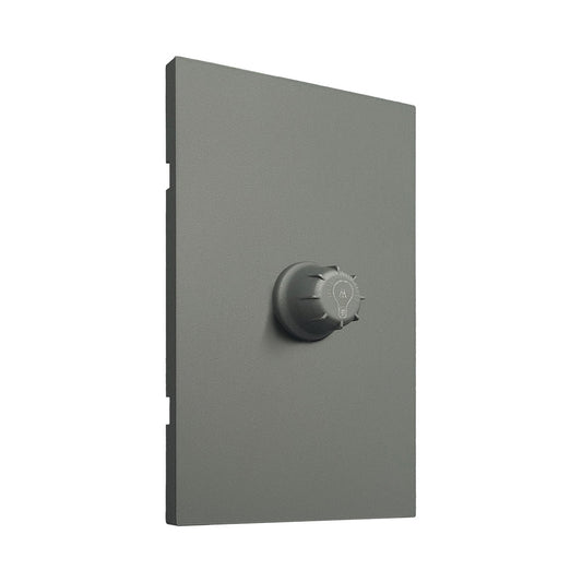 APL-411 PLACA LUXURY DE CONTACTO ATENUADOR ILUMINACIÓN MÁX. 100W COLOR GRIS OXFORD - LumyventJC