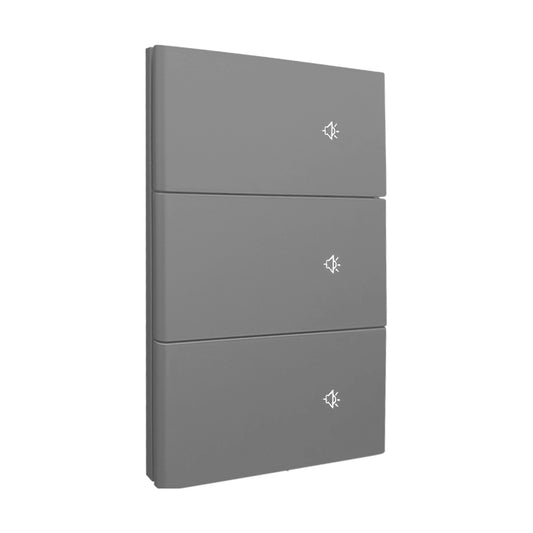 PLACA SMART LUXURY APAGADOR DE 3 INTERRUPTORES