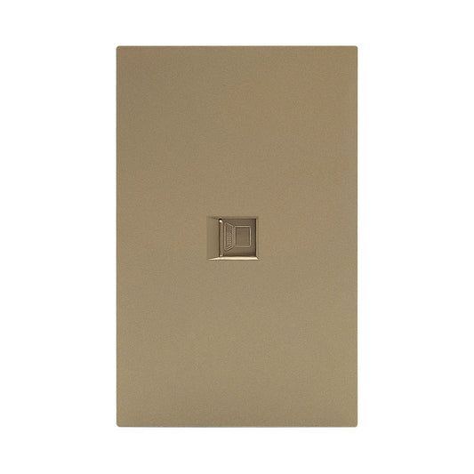 APL-509 PLACA LUXURY DE CONTACTO RED LAN TIPO RJ45 CAT5 COLOR ORO - LumyventJC
