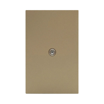 APL-510 PLACA LUXURY DE CONTACTO COAXIAL PARA TELEVISIÓN COLOR ORO