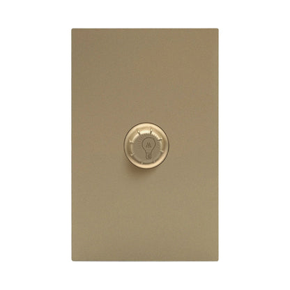 APL-511 PLACA LUXURY DE CONTACTO ATENUADOR ILUMINACIÓN MÁX. 100W COLOR ORO