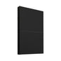 APL-602 PLACA LUXURY APAGADOR DE 2 INTERRUPTORES 3 VÍAS NEGRO
