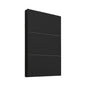 APL-603 PLACA LUXURY APAGADOR DE 3 INTERRUPTORES 3 VÍAS NEGRO