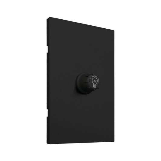 APL-611 PLACA LUXURY DE CONTACTO ATENUADOR ILUMINACIÓN MÁX. 100W COLOR NEGRO - LumyventJC