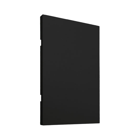 APL-612 PLACA LUXURY DE TAPA CIEGA COLOR NEGRO - LumyventJC