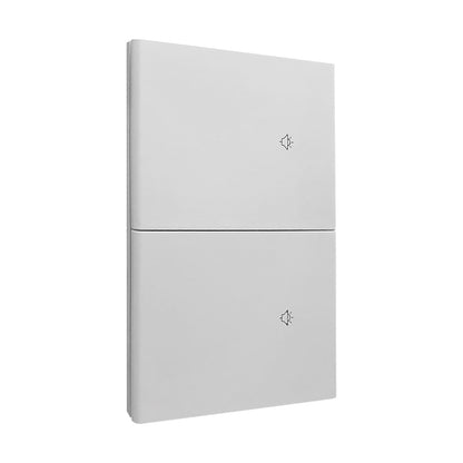 PLACA OXFORD SMART LUXURY 2 INTERRUPTORES