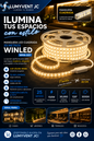 WMA-007 MANGUERA LED 150W 25M BLANCO CÁLIDO