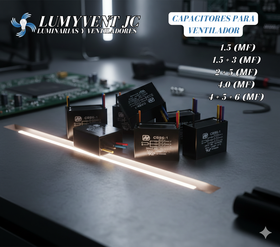 Capacitor para ventilador. - LumyventJC