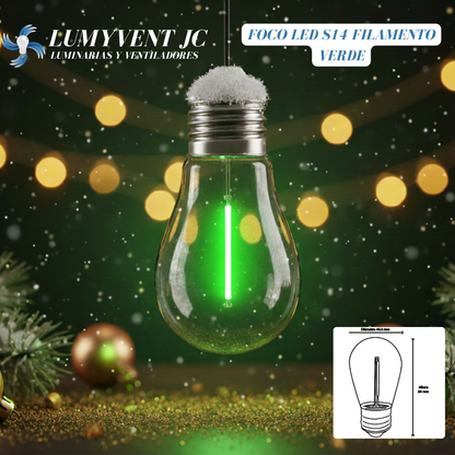 Foco LED Aksi 1W S14 Base E27