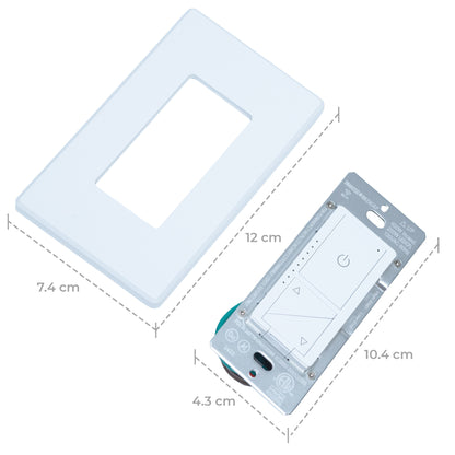 DIMLED-127V-200W-CR INTERRUPTOR CON ATENUADOR Y CONTROL REMOTO