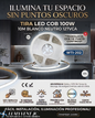 WTI-202 TIRA LED COB 100W  10M BLANCO NEUTRO 127VCA