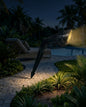 R-STKGU-10 LUMINARIA DECORATIVA ESTACA PARA JARDIN CON VISERA