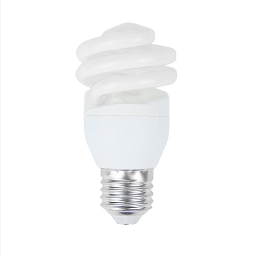 Foco Fluorescente 13 W, Luz Cálida Suave, Base E27, No atenuable