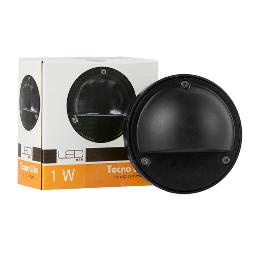 Luz de Cortesía LED para Exterior 1 W, Luz Cálida Brillante, IP44, Multivoltaje