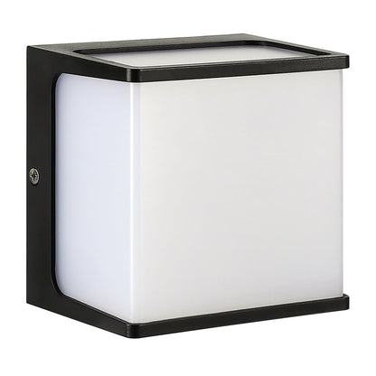 ADE-041 – LUMINARIA LED PARED CUBO DE LUZ ALUMINIO EXTERIOR IP65 8W 570LM BLANCO CÁLIDO 3000K