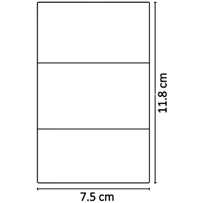 APL-403 5 PIEZAS DE PLACA LUXURY APAGADOR DE 3 INTERRUPTORES 3 VÍAS COLOR GRIS OXFORD