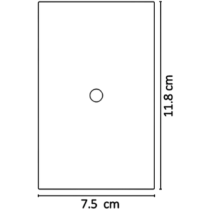 APL-410 PLACA LUXURY DE CONTACTO COAXIAL PARA TELEVISIÓN COLOR GRIS OXFORD
