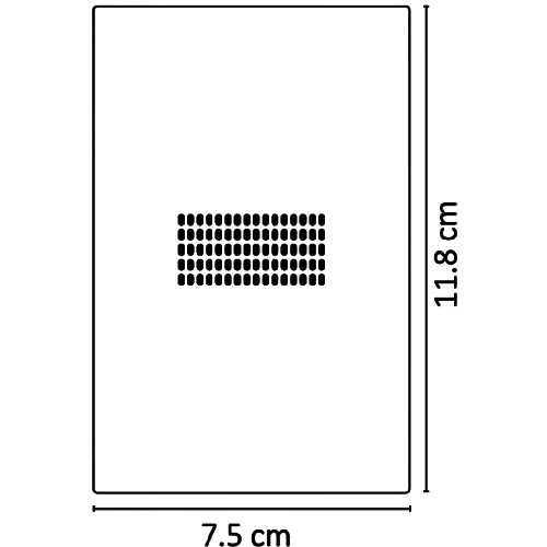 APL-414 CAJA DE 10 PIEZAS DE PLACA LUXURY ZUMBADOR COLOR GRIS OXFORD