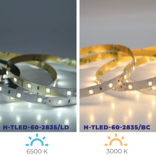 H-TLED-60-2835/LD Tira flexible 60 LEDs por metro, 2835 SMD