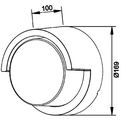 ADE-043 LUMINARIA LED ARBOTANTE CIRCULO BLANCO CALIDO