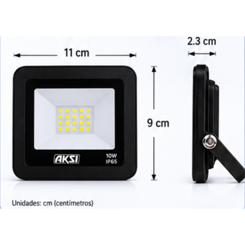 116551 REFLECTOR LED 10W 3000K LUZ CALIDA - LumyventJC
