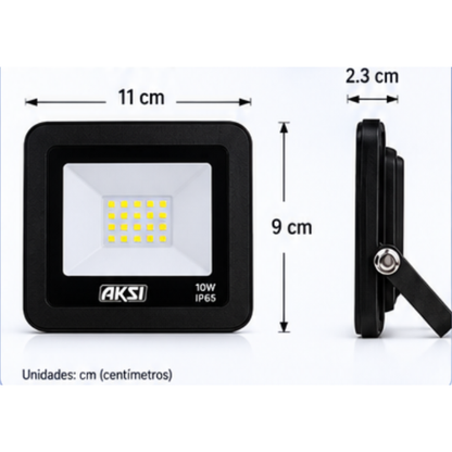 116551 REFLECTOR LED 10W 3000K LUZ CALIDA - LumyventJC