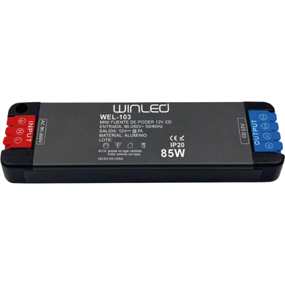 WEL-103 MINI FUENTE DE PODER 85W 12VCD DE SALIDA