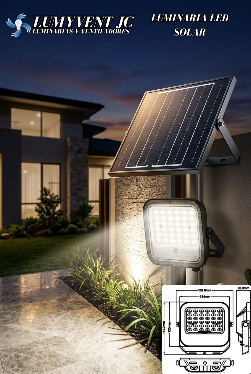 ASL-006 LUMINARIA LED SOLAR 450 LM – LumyventJC