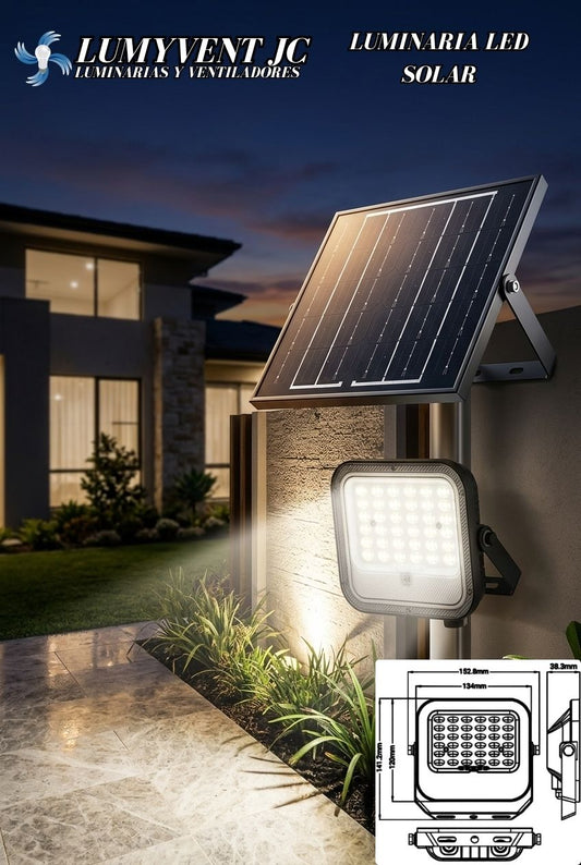 ASL-006 LUMINARIA LED SOLAR 450 LM - LumyventJC