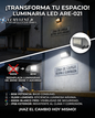 ARE-021 LUMINARIA LED PARA MURO WALL PACK INDUSTRIAL 80W BLANCO FRIO
