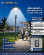 ARE-024 LUMINARIA PUNTA POSTE 100W BLANCO FRÍO