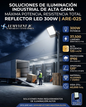 ARE-025 REFLECTOR LED SMD CUADRADO SLIM 300W BLANCO FRÍO