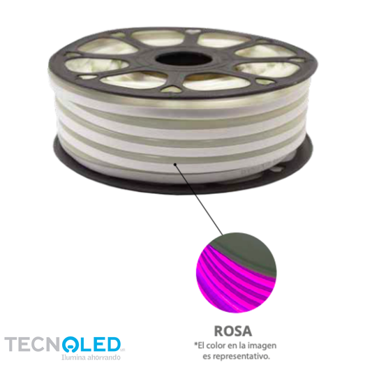 Manguera LED Neon 25Mts Rosa. ML-NEON-RS