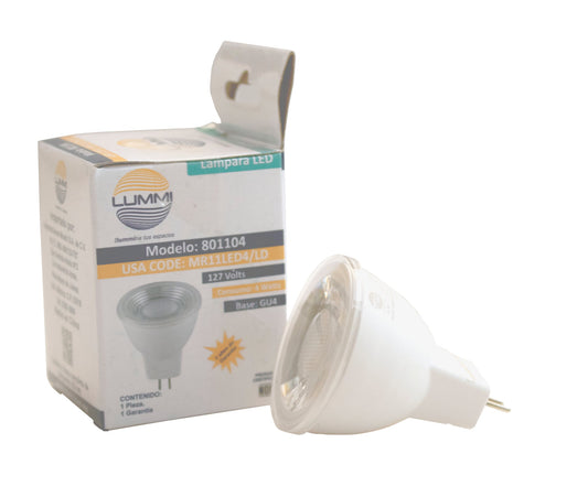 Lámpara LED MR11 GZ4 de 4W (MR11LED4/LD)
