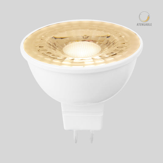 Foco MR16 LED 7 W, Luz Cálida Brillante, Base GX5.3, Atenuable - LumyventJC