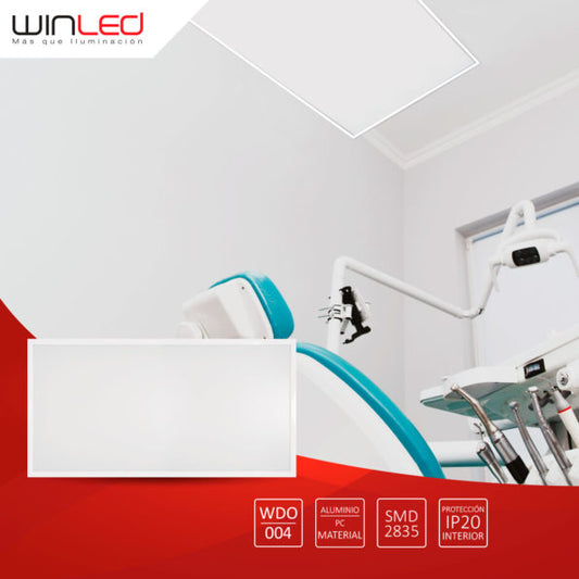 PANEL LED RECTANGULAR EMPOTRABLE BLANCO FRÍO - LumyventJC
