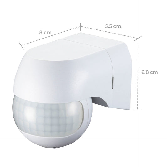 Sensor de movimiento infrarrojo para pared  uso interior