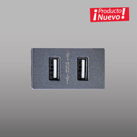 Conector dual para USB.