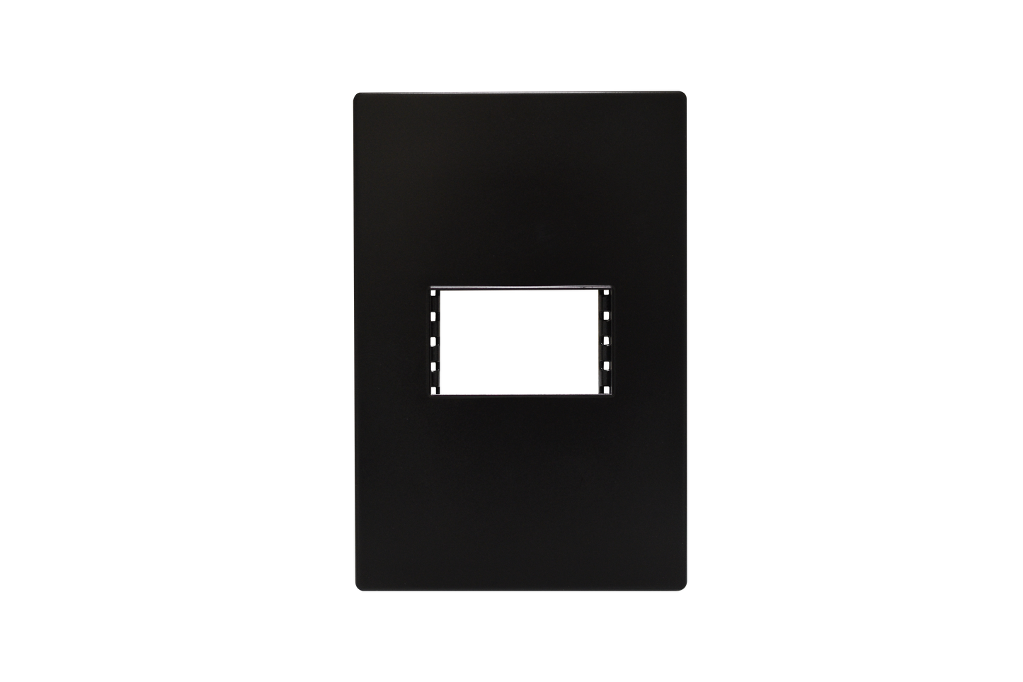 SPM-10N PLACA DE PLÁSTICO, CON CHASIS METALICO 1 MOD, NEGRO