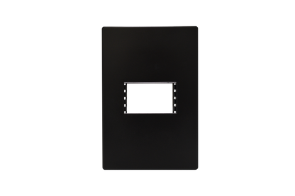 SPM-10N PLACA DE PLÁSTICO, CON CHASIS METALICO 1 MOD, NEGRO