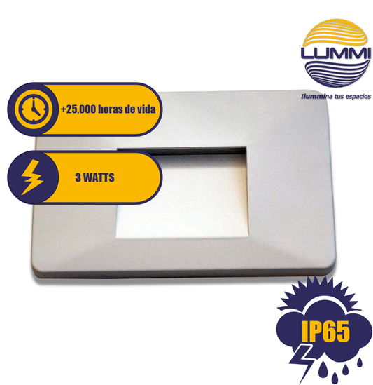 Luminario de cortesía LED 3W (WL3BL/BC) - LumyventJC