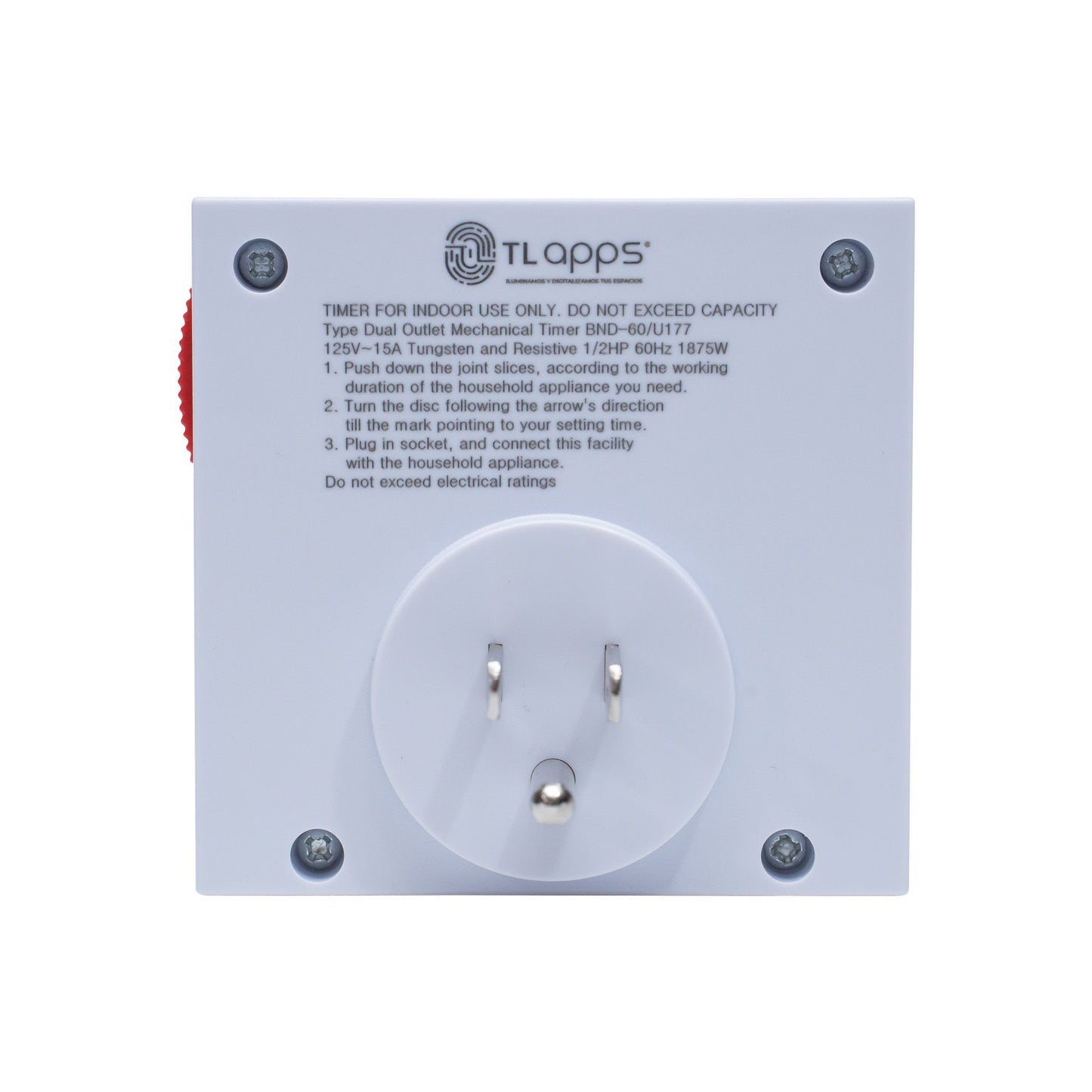 TTM-158-E Temporizador para control de cargas manual