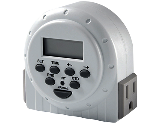 Temporizador (Timer) Digital P/Interior Doble Contacto
