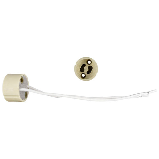 CONECTOR BASE GU10 CERÁMICA CON CABLE